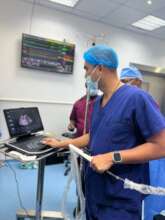 TEE done in the OR to confirm surgical repair.
