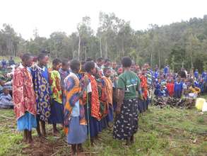 Students participate in dancing and entertainment