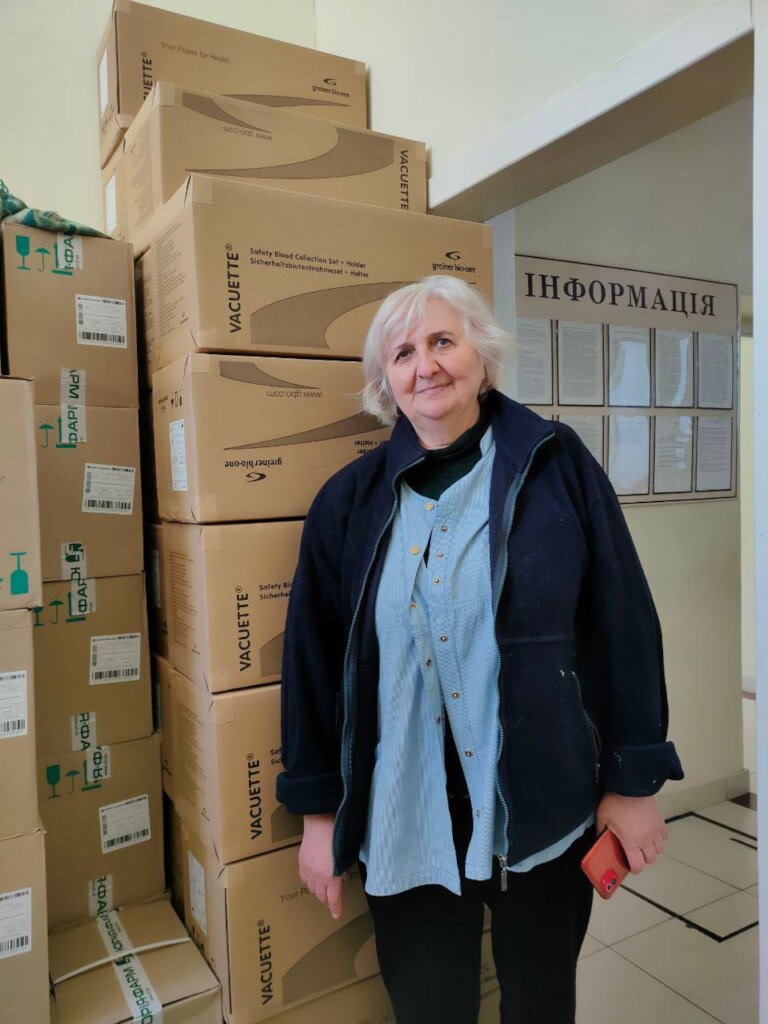 We delivered needles.