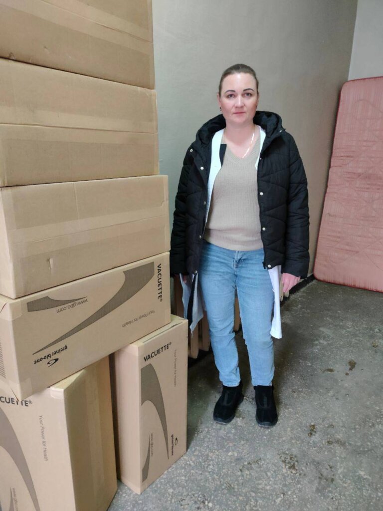 We delivered needles.