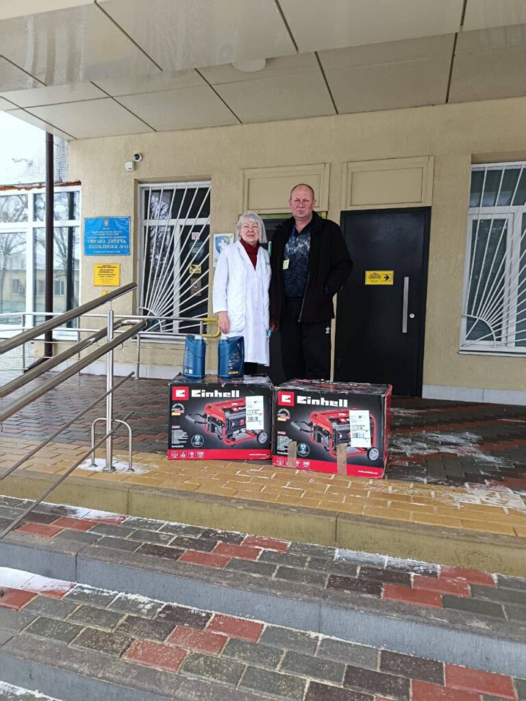 a backup power generator for the hospital