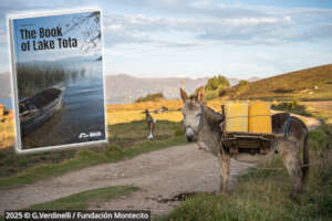 An example of Lake Tota's surroundings & its book!