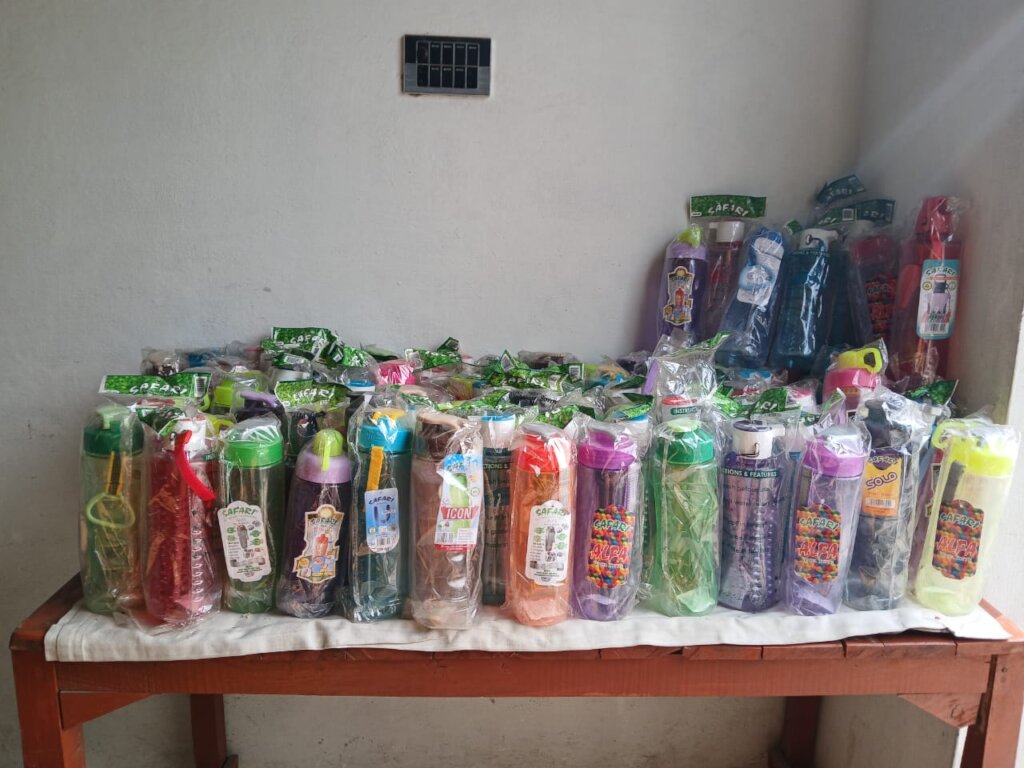 water bottles