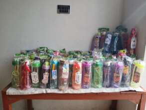 water bottles