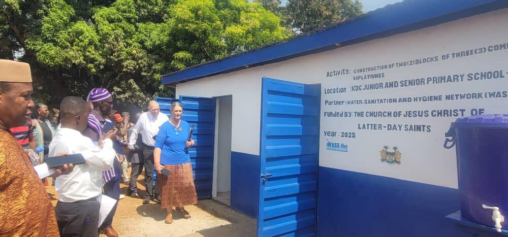 Handing Over of Enabled-Friendly Toilet in Magbema
