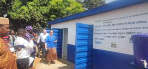Handing Over of Enabled-Friendly Toilet in Magbema