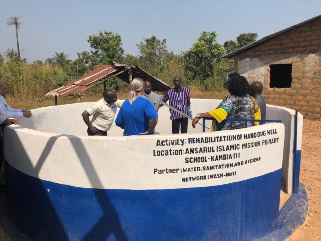 Facility inspection visit in Kambia