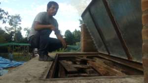 Producing biochar in Madre de Dios
