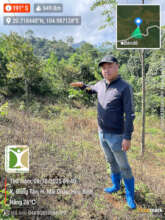 PanNature staff monitoring forest restoration site