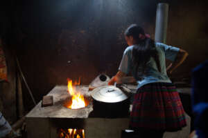 H'Mong Family Using Efficient Cook Stove