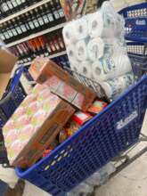 SHOPPING TO PREPARE PACKAGES