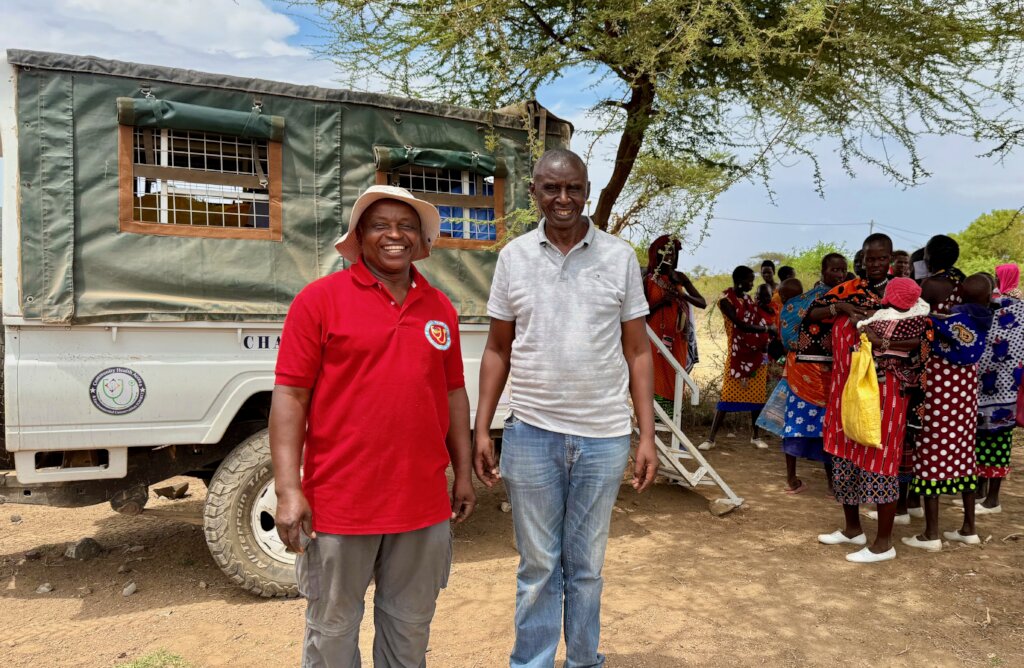 Dr. Shemaghembe (left) and Dr. Olekasio (right)