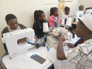 tailoring class in progress