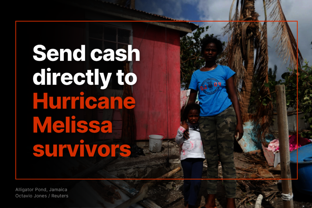 Cash Relief for Hurricane Melissa Survivors