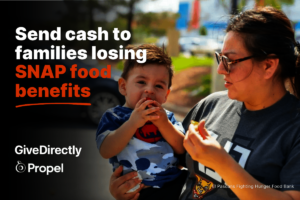 Send cash to families missing their SNAP benefits