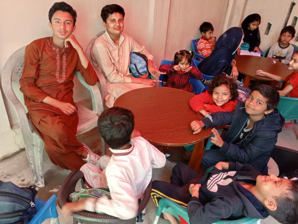 Children get assistance in their studies at WPTGF