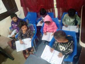 Support the children studying in Nursery Class