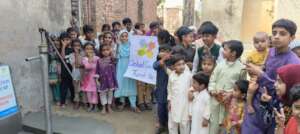 Children Thanking for Clean Drinking Water