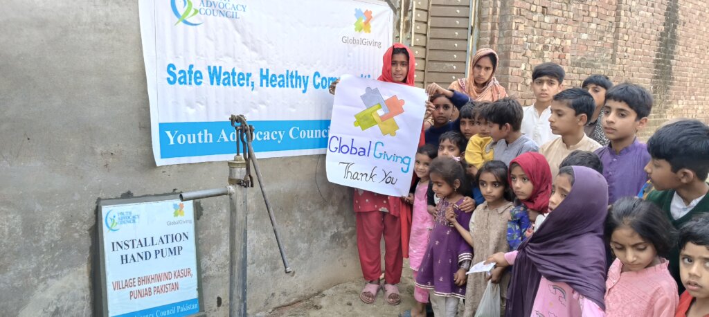 Community Schoolchildren Thanking GlobalGiving