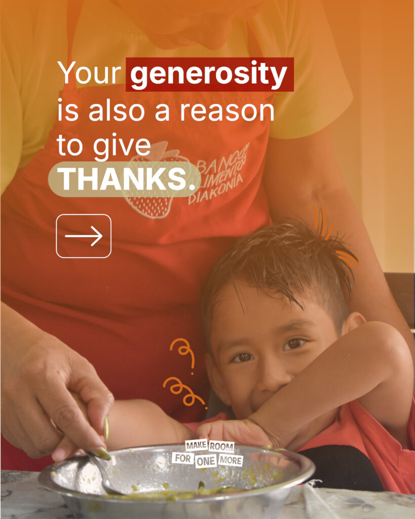 THIS THANKSGIVING MAKE ROOM FOR ONE MORE