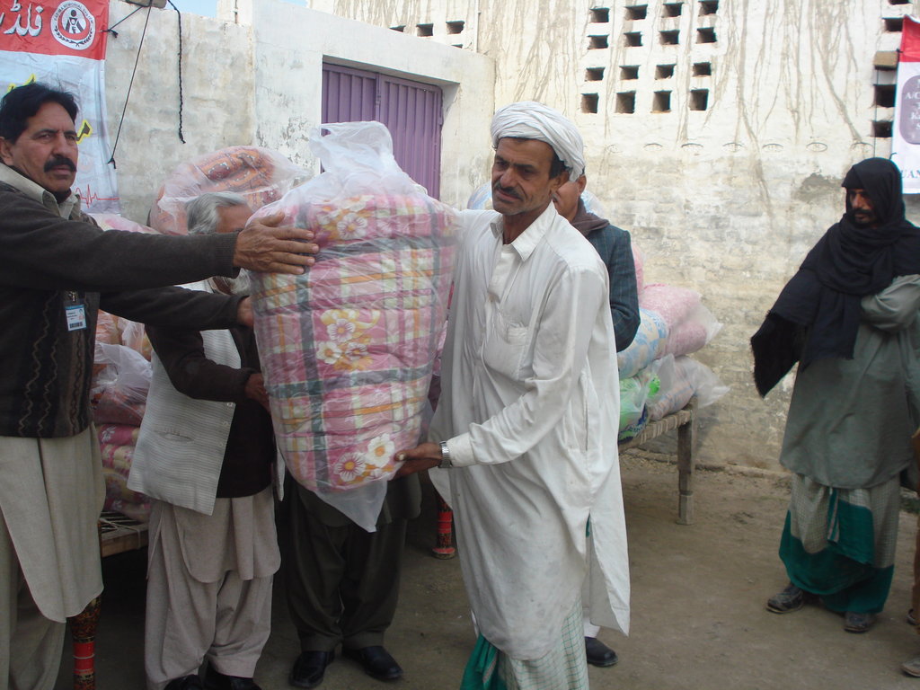Winter Quilts for the flood affected in Pakistan