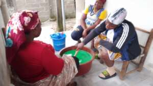 Soap-making with micro-loan program