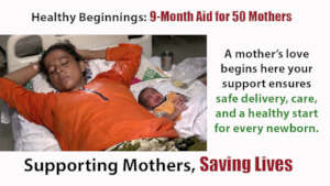 Healthy Beginnings: 9-Month Aid for 50Mothers
