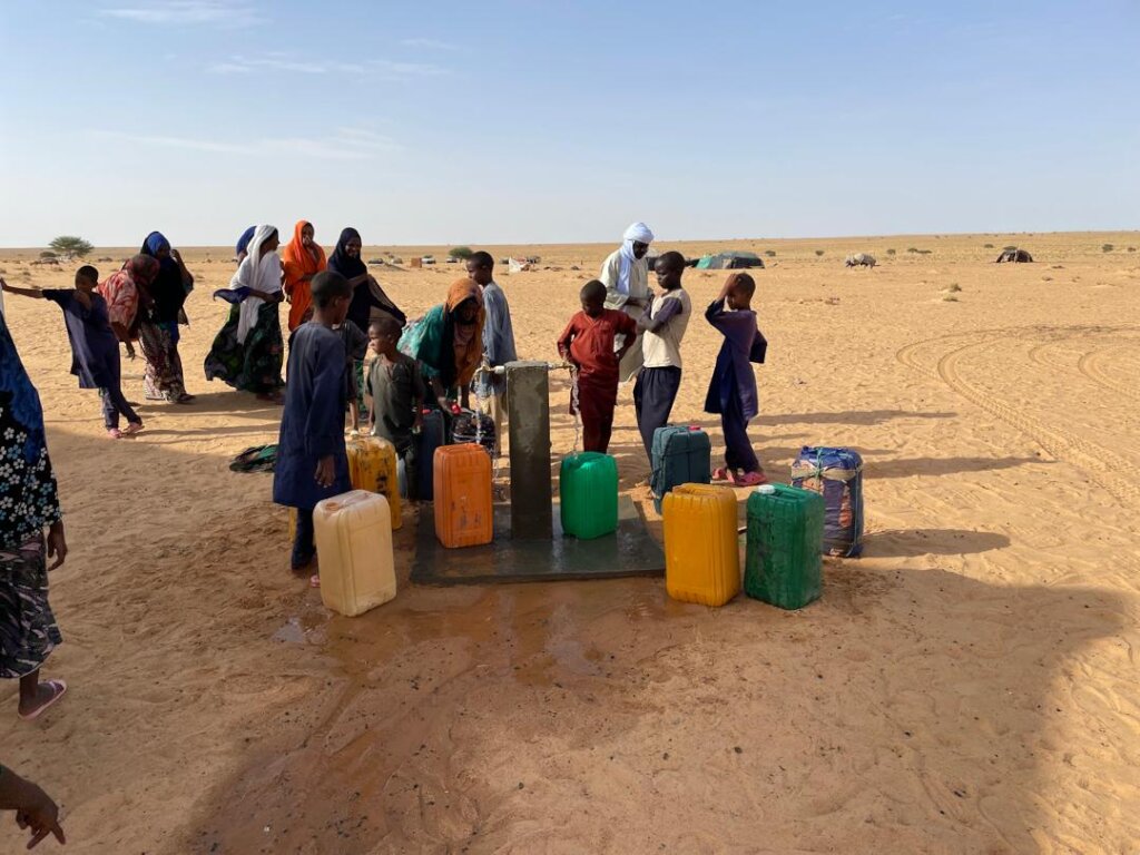 Tafadek's only water point