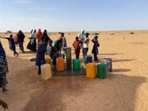 Tafadek's only water point