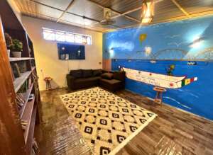 The finished library ready to welcome the children