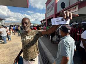 FRF distributing gasoline and diesel to community