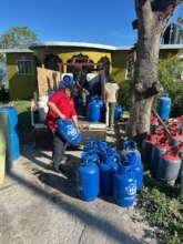 FRF distributing propane tanks.