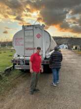 Joe & Fuel Truck on the way to Savannah La Mar