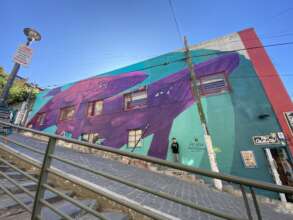 Los ojos del oceano Mural