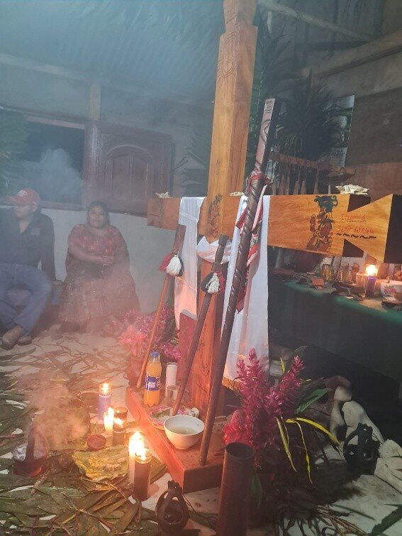 Maya Cross Ceremony