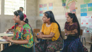 Maya students in class