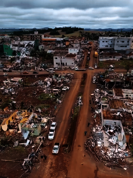Tornado in Rio Bonito do Iguacu, Emergency Support