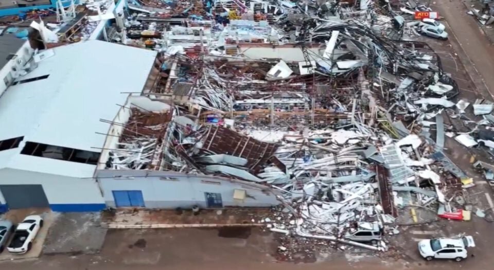 Tornado in Rio Bonito do Iguacu, Emergency Support