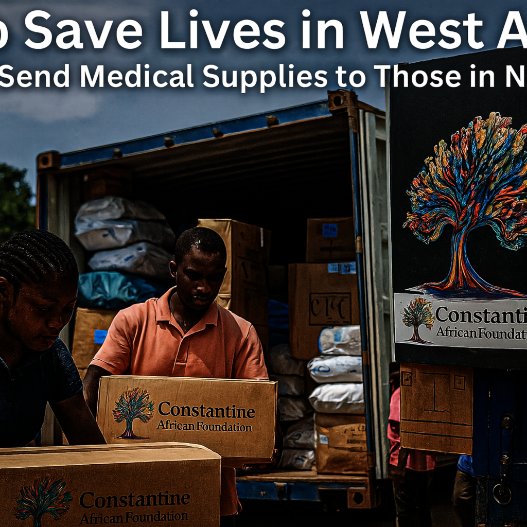 Deliver Lifesaving Medical Supplies to West Africa