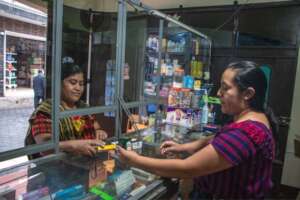 Buying medicaments with the health card