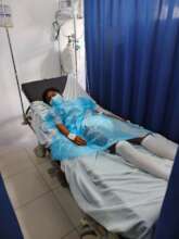 Helping a family with emergency medical needs.