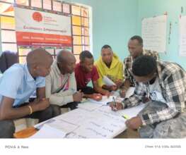 Business training for a youth group