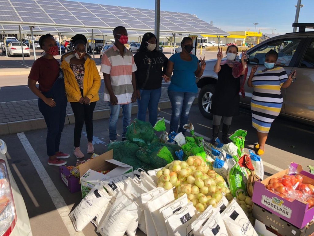 Providing food to the 20 most vulnerable families