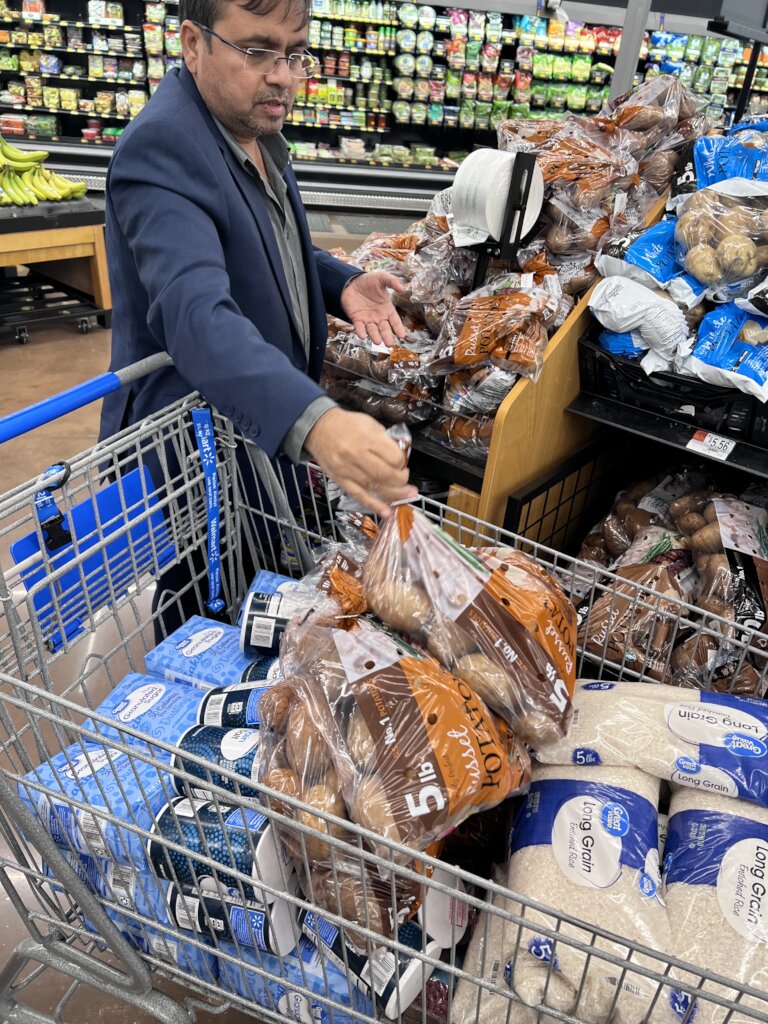 Christmas Food Baskets for 50 Immigrant Families