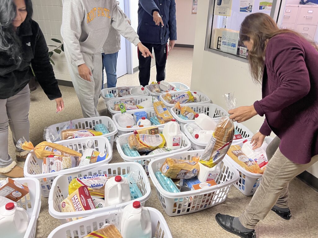 Christmas Food Baskets for 50 Immigrant Families
