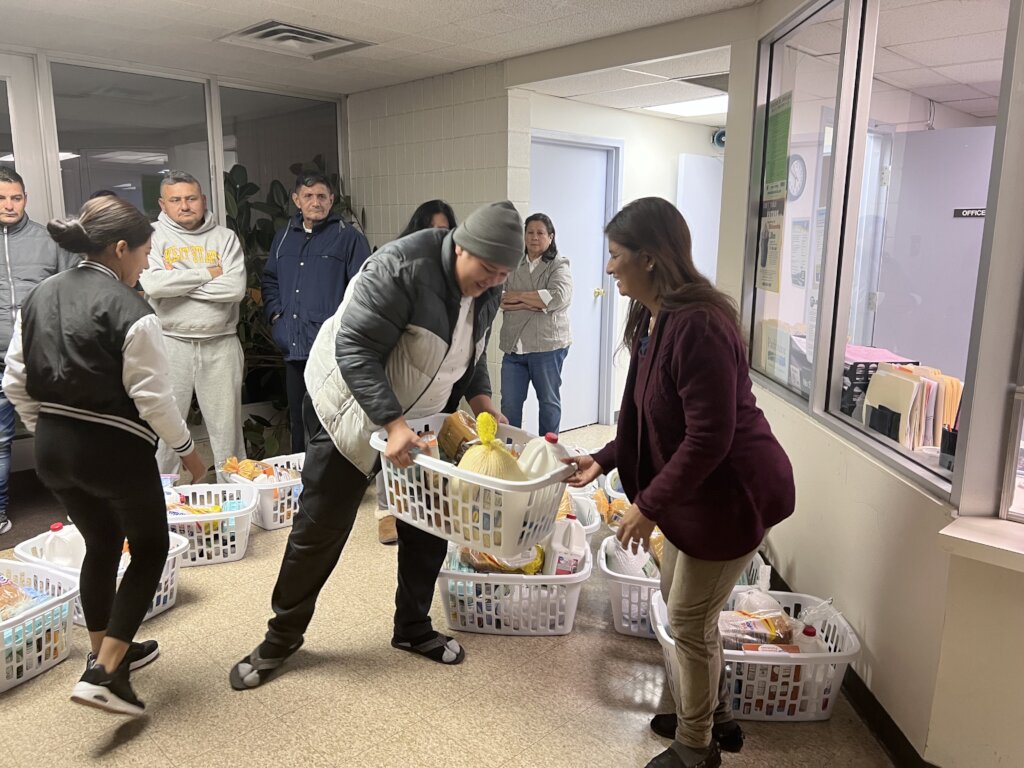 Christmas Food Baskets for 50 Immigrant Families