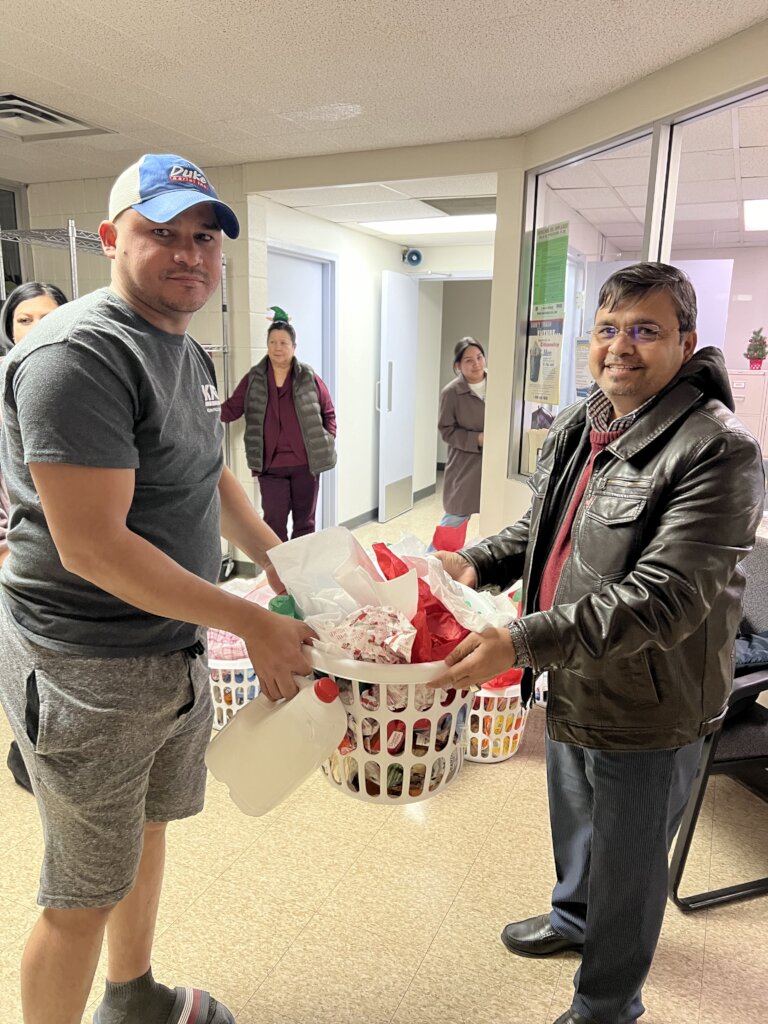 Christmas Food Baskets for 50 Immigrant Families