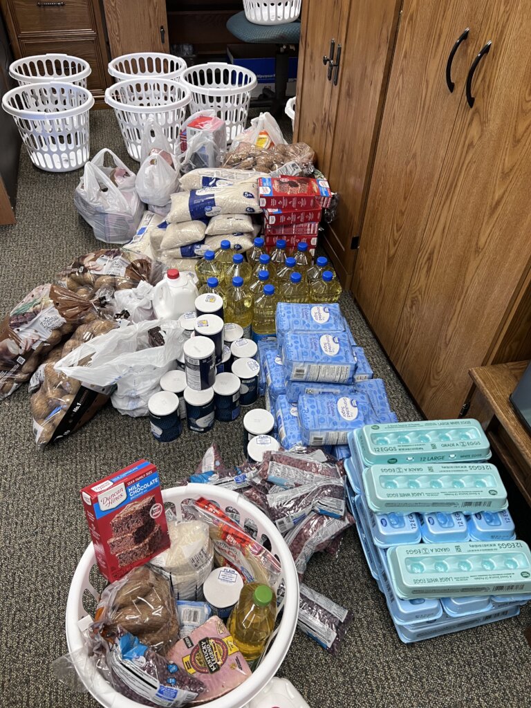 Christmas Food Baskets for 50 Immigrant Families