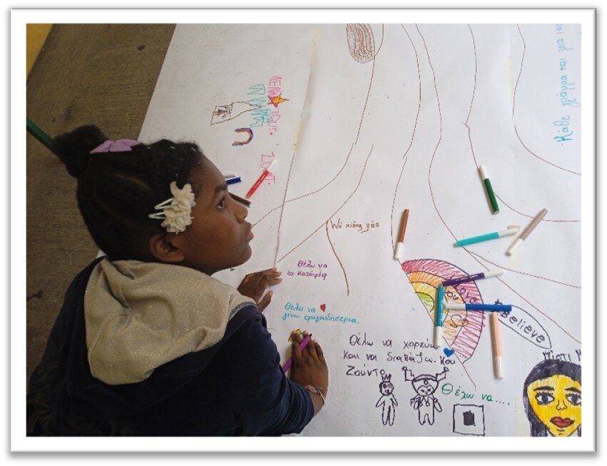 Artistic workshop at PYXIDA