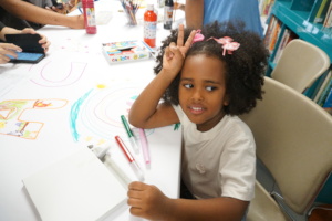 Colours, creativity and a little peace sign!